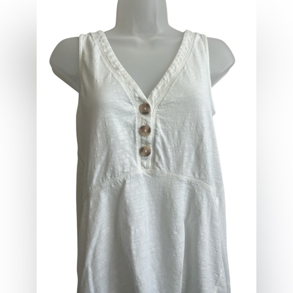 Maeve by Anthropologie Tank Top Ivory Size XS - Picture 3 of 7